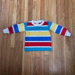 Vintage Buster Brown 12M Primary Colors Striped Top